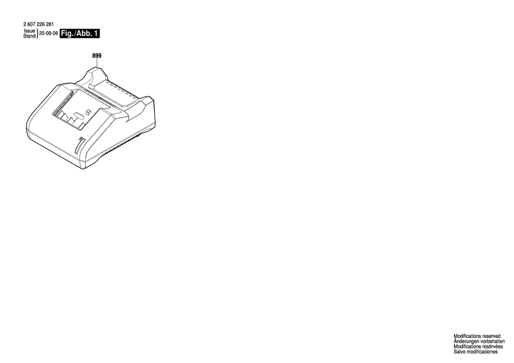 Diagram Diagram and Parts List for 2607226287  Bosch Charger