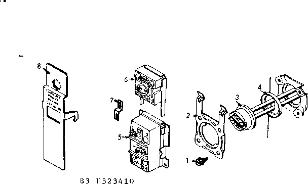 Functional Replacement Parts Diagram and Parts List for 153323410  Kenmore Water Heater