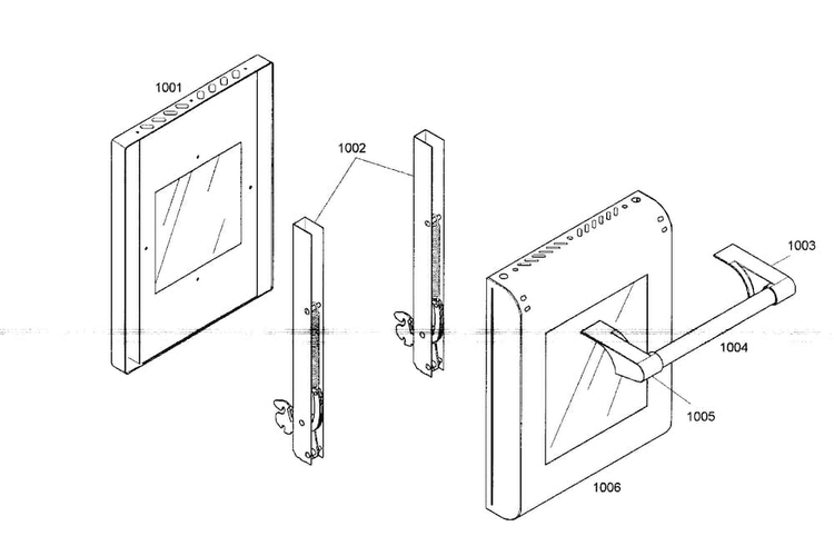 Small Oven Door Diagram and Parts List for PRD484EEG01  Thermador Range