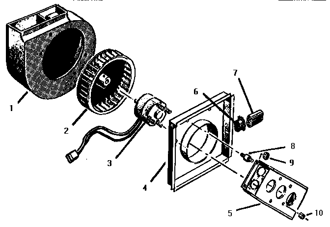 Replacement Parts Diagram and Parts List for CVHSB  Thermador Range Hood