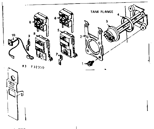 Functional Replacement Parts Diagram and Parts List for 15332360  Kenmore Water Heater