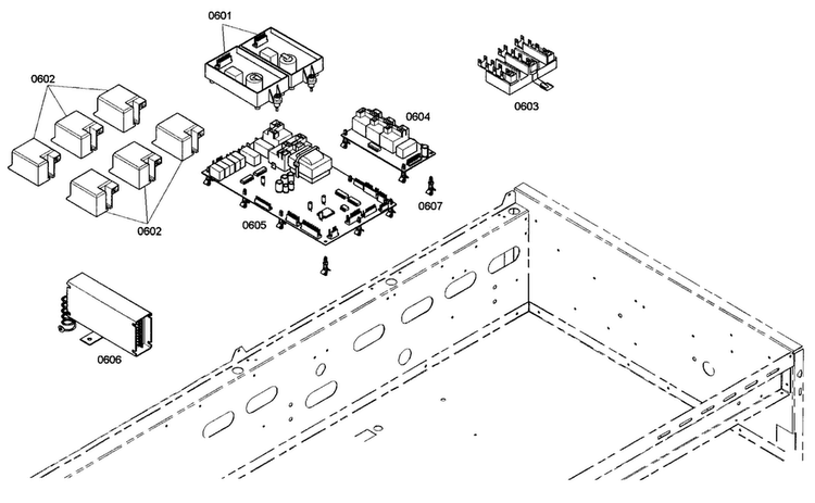 Pcbs Diagram and Parts List for PRG486EDG01  Thermador Range