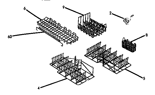 Section 11 Diagram and Parts List for CP10  Thermador Dishwasher