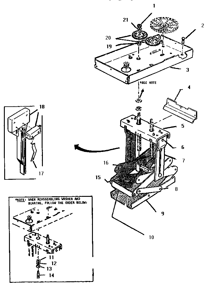 Chassis And Ram Assemblies Diagram and Parts List for TMC28WC  Thermador Trash Compactor
