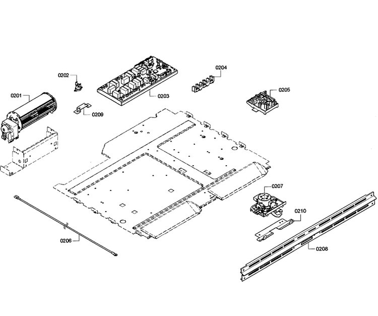 Pcb's Assy Diagram and Parts List for HBL5620UC 08 Bosch Wall Oven