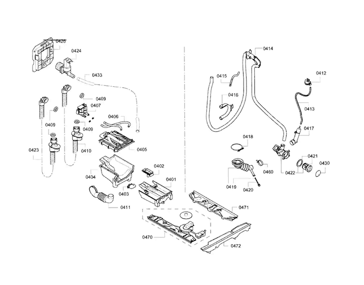 Pump Diagram and Parts List for WAP24202UC 14 Bosch Washer