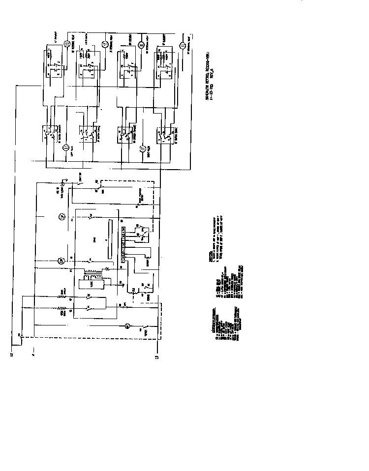 Schematic Diagram and Parts List for RDF30RS(PRIOR-9707)  Thermador Range