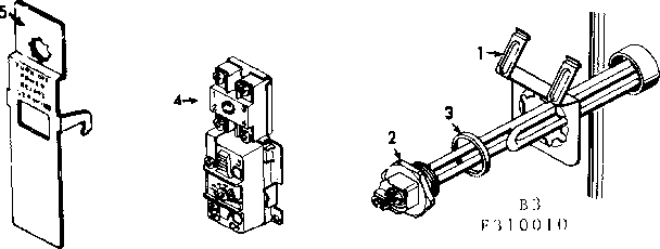 Functional Replacement Parts Diagram and Parts List for 153310010  Kenmore Water Heater