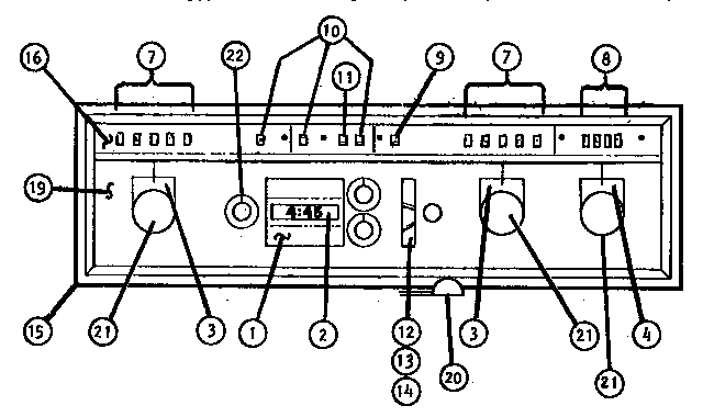 Control Diagram and Parts List for CMT21  Thermador Microwave
