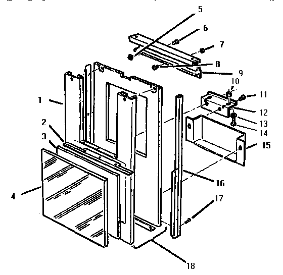 Bottom & Inner Door Diagram and Parts List for TMC28S  Thermador Trash Compactor