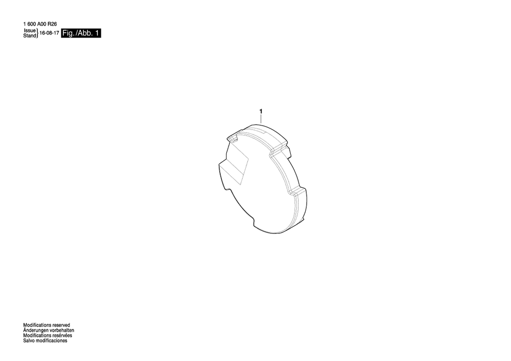 Diagram Diagram and Parts List for COMO2 1 600 A01 6NH Bosch Miscellaneous