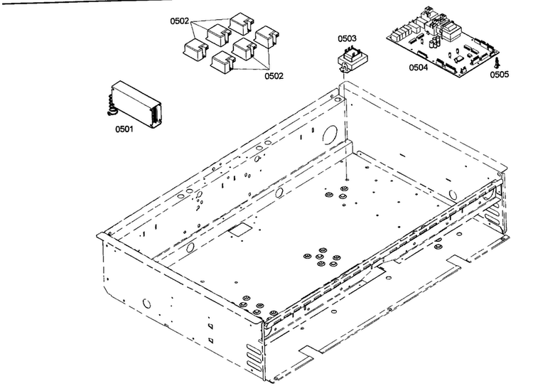 Pcbs Diagram and Parts List for PRD366EHU03  Thermador Range