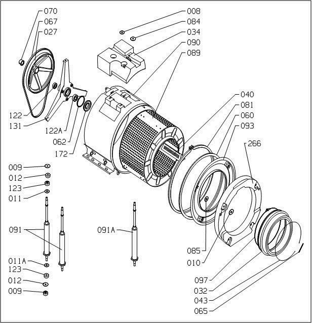 Section 1 Image 5 Diagram and Parts List for SWM5500W  Bosch Miscellaneous