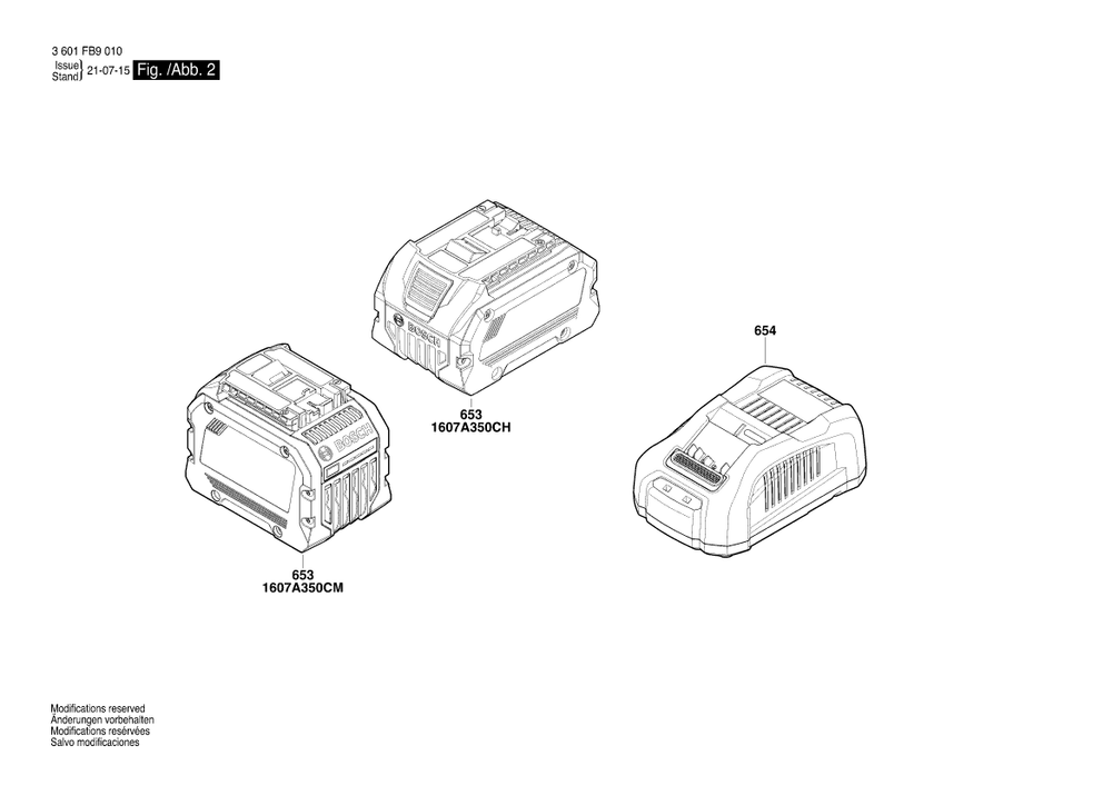 Diagram 2 Diagram and Parts List for GKS18V-25L 3 601 FB9 010 Bosch Circular Saw