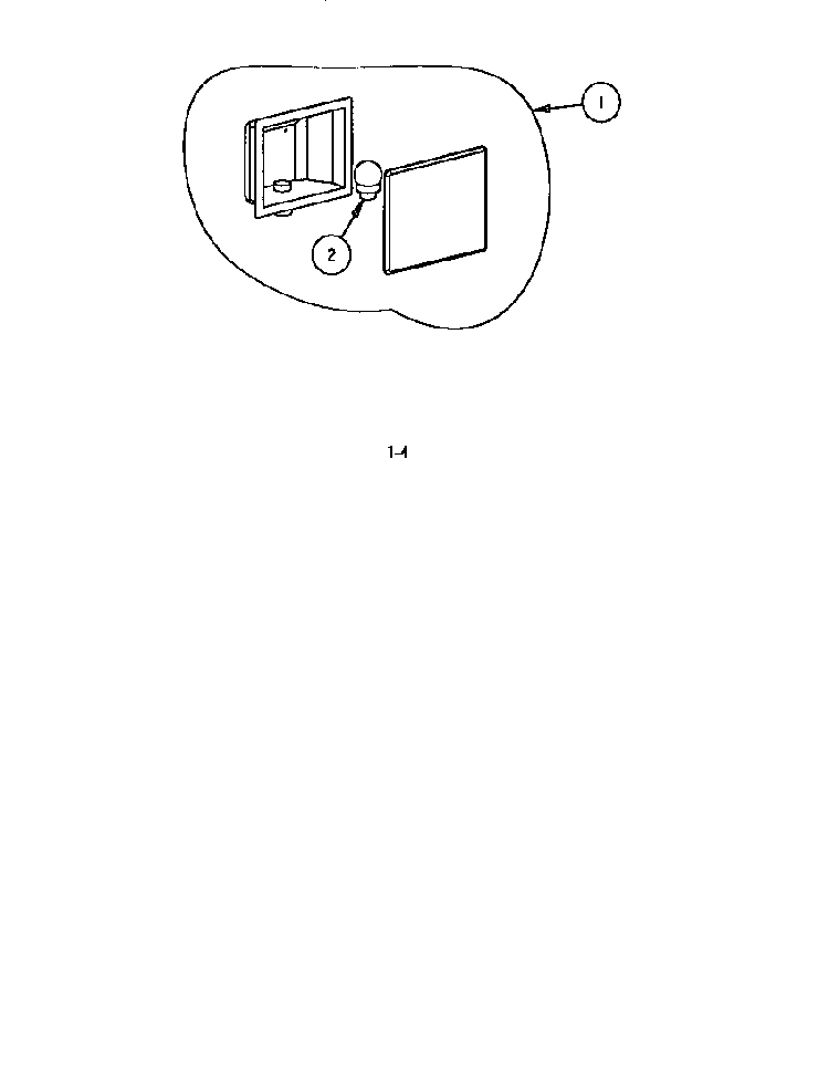 Module Lamp Assembly Diagram and Parts List for SCD272T  Thermador Wall Oven