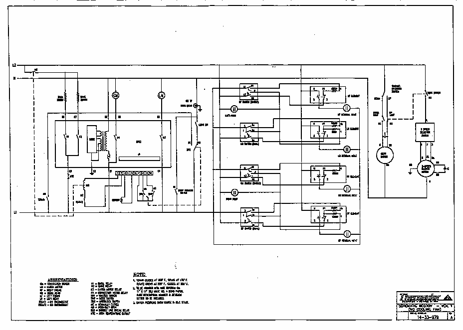 Schematic Diagram and Parts List for RED30VQRS 9708 & UP Thermador Range