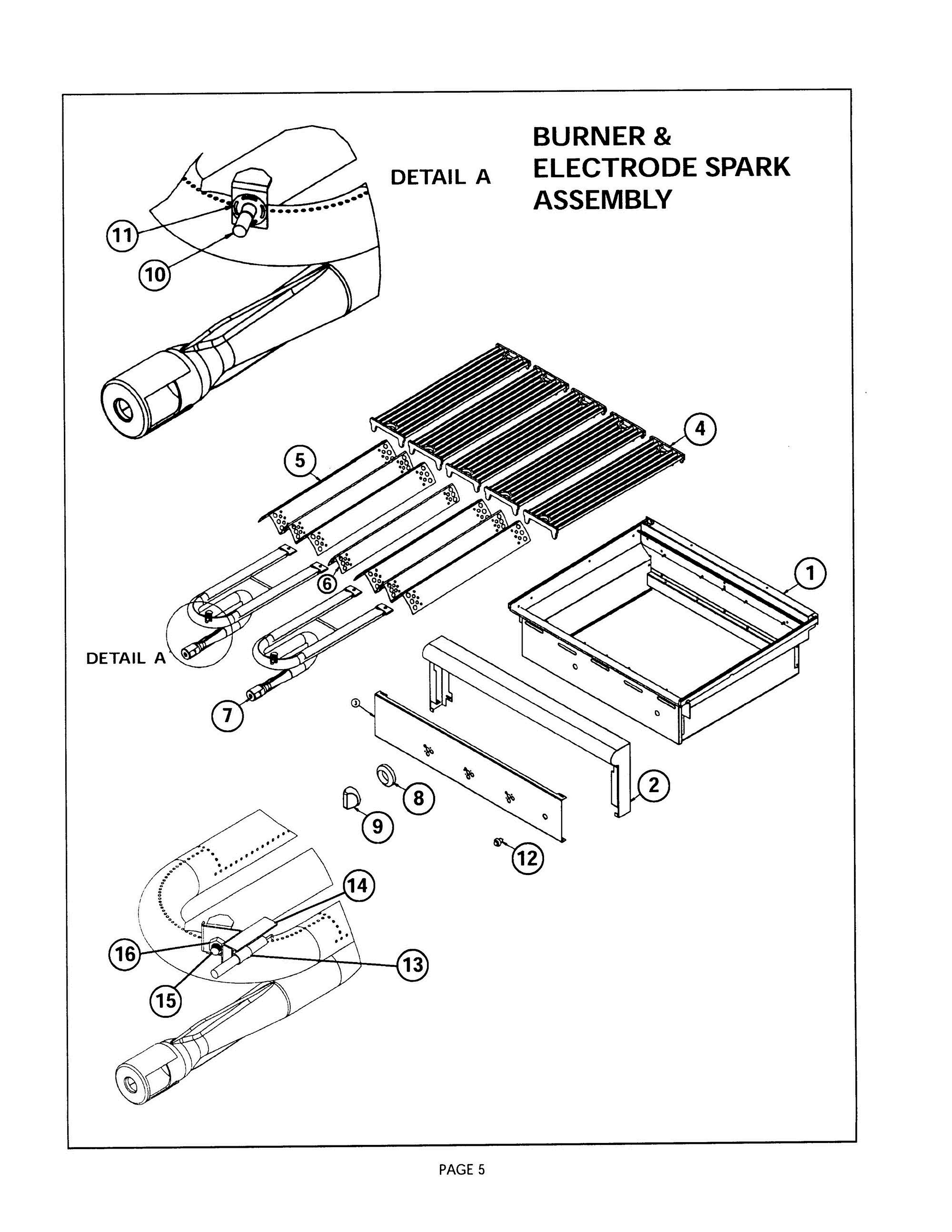 04 - BURNER & ELECTRODE SPARK Diagram and Parts List for CGB30RCULP  Bosch Range