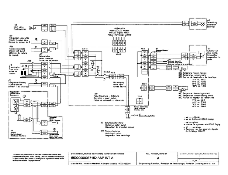 Wiring Diagram Diagram and Parts List for WTMC8530UC 06 Bosch Dryer