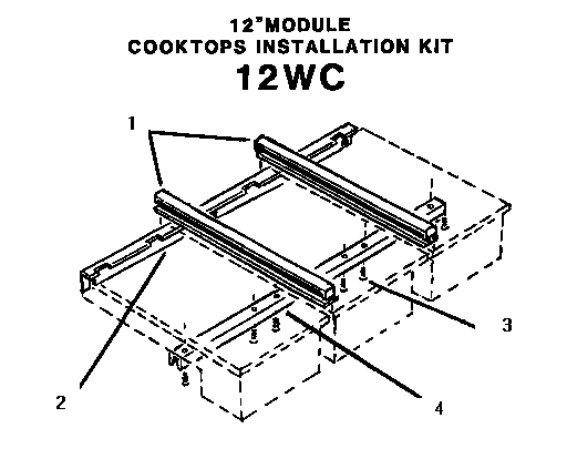 Section 2 Diagram and Parts List for E12MWC  Thermador Cooktop