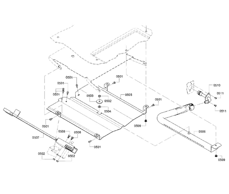 Burner Asy Diagram and Parts List for HGIP054UC 03 Bosch Range