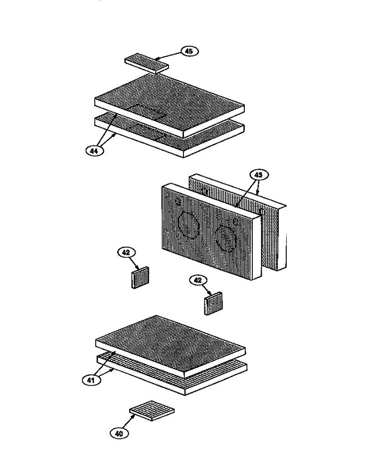Page 9 Diagram and Parts List for PRSE486GDS  Thermador Range