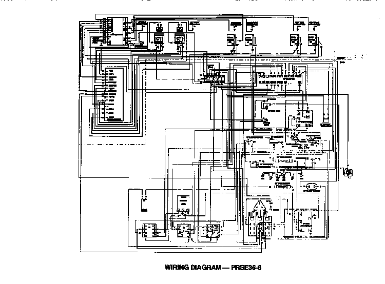 Wiring Diagram Diagram and Parts List for PRSE366  Thermador Range