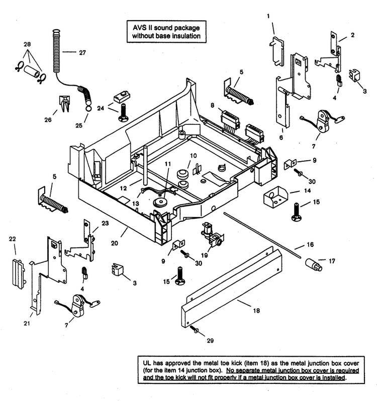 Base Diagram and Parts List for SHX43E06UC 14 Bosch Dishwasher