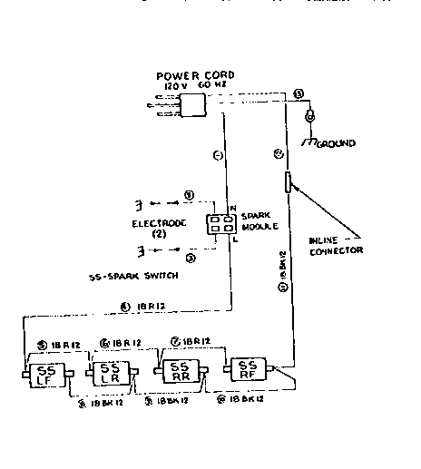 Gth-30 Wiring Diagram Diagram and Parts List for GTH30LP  Thermador Cooktop