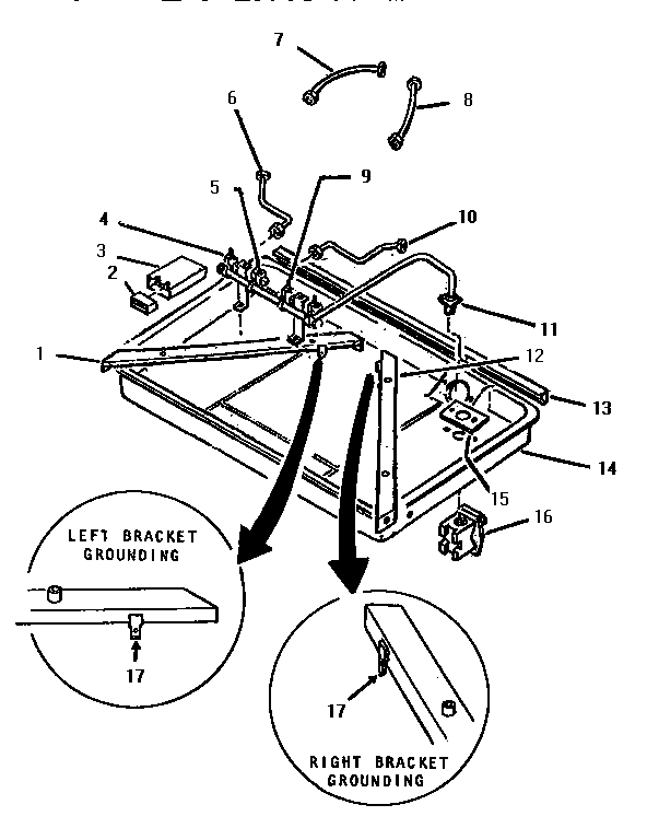Section 6 Diagram and Parts List for GGCV3001  Thermador Cooktop