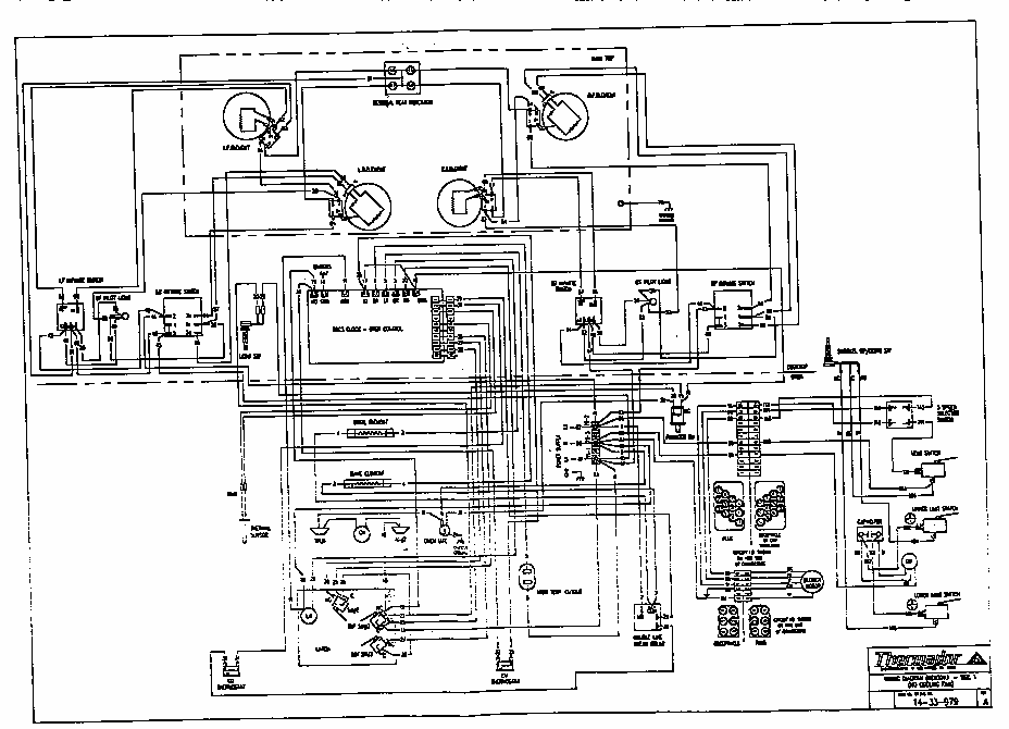 Wiring Diagram Diagram and Parts List for RED30VQRS 9708 & UP Thermador Range