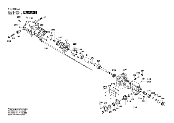 Bosch Spt88 (F0128810aa) 6 Diagram and Parts List for SPT88 F0128810AA Bosch Miter Saw