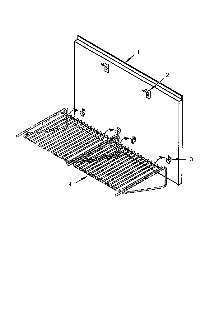 Keep Hot Shelf Accessory Diagram and Parts List for H30HQS  Thermador Range Hood