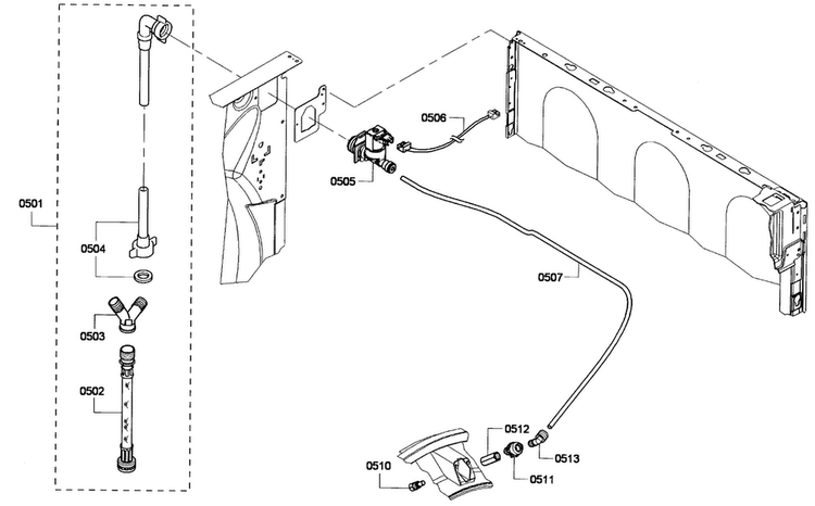 Mist Assy Diagram and Parts List for WTVC5530UC 09 Bosch Dryer