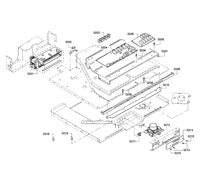 Pcb Diagram and Parts List for HBL8661UC 01 Bosch Wall Oven
