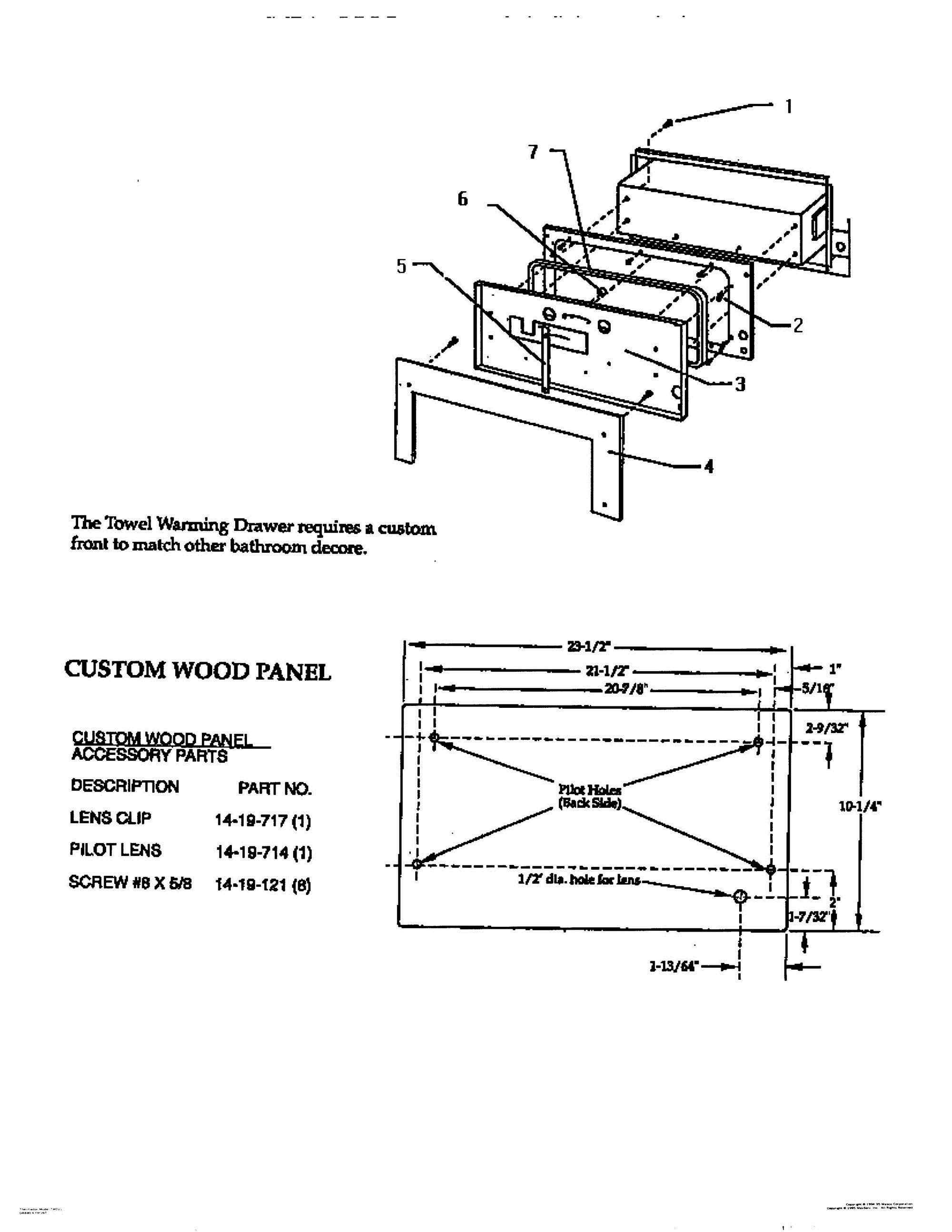 02 - DRAWER FRONT Diagram and Parts List for TWD21  Bosch Water Heater