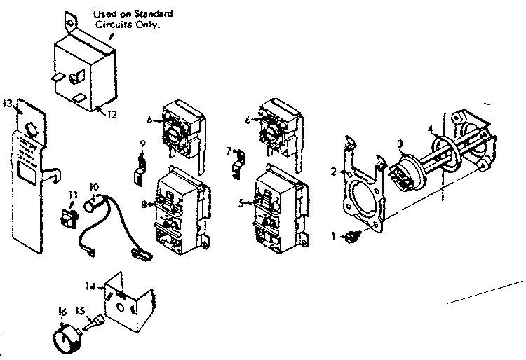Functional Replacement Parts Diagram and Parts List for 153329210  Kenmore Water Heater