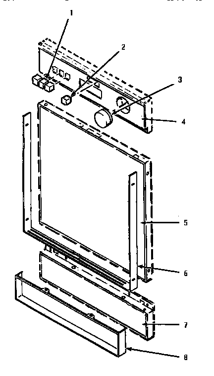 Thd6500w Diagram and Parts List for TD6500W  Thermador Dishwasher