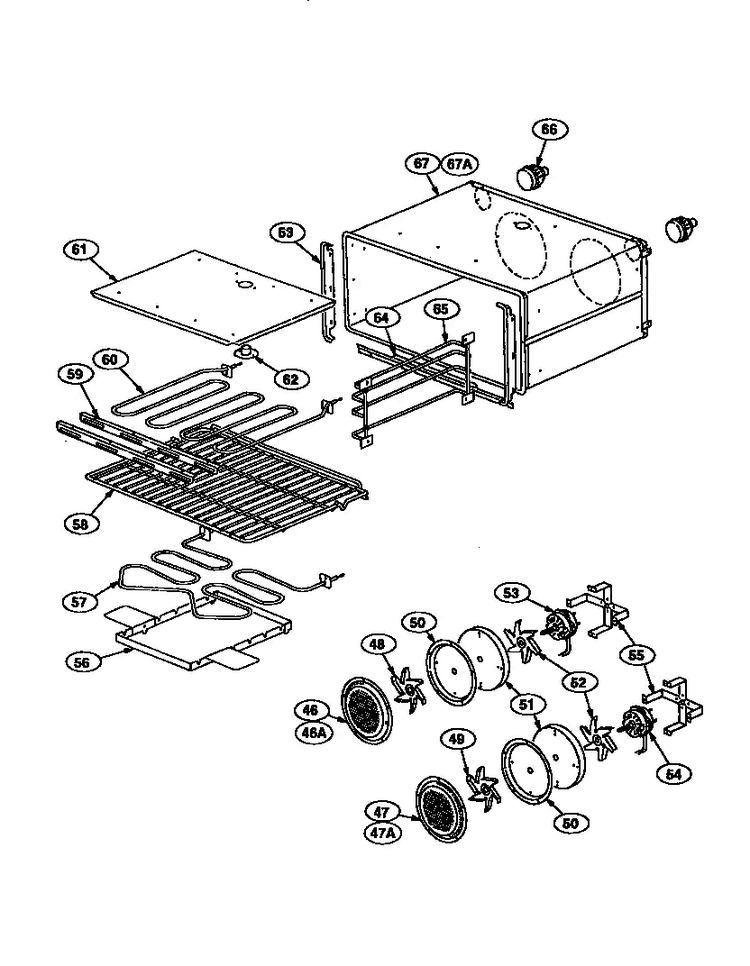 Page 11 Diagram and Parts List for PRSE486GDS  Thermador Range