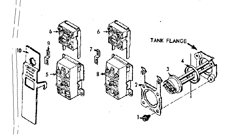 Control And Element Group Diagram and Parts List for 15327691X  Kenmore Water Heater