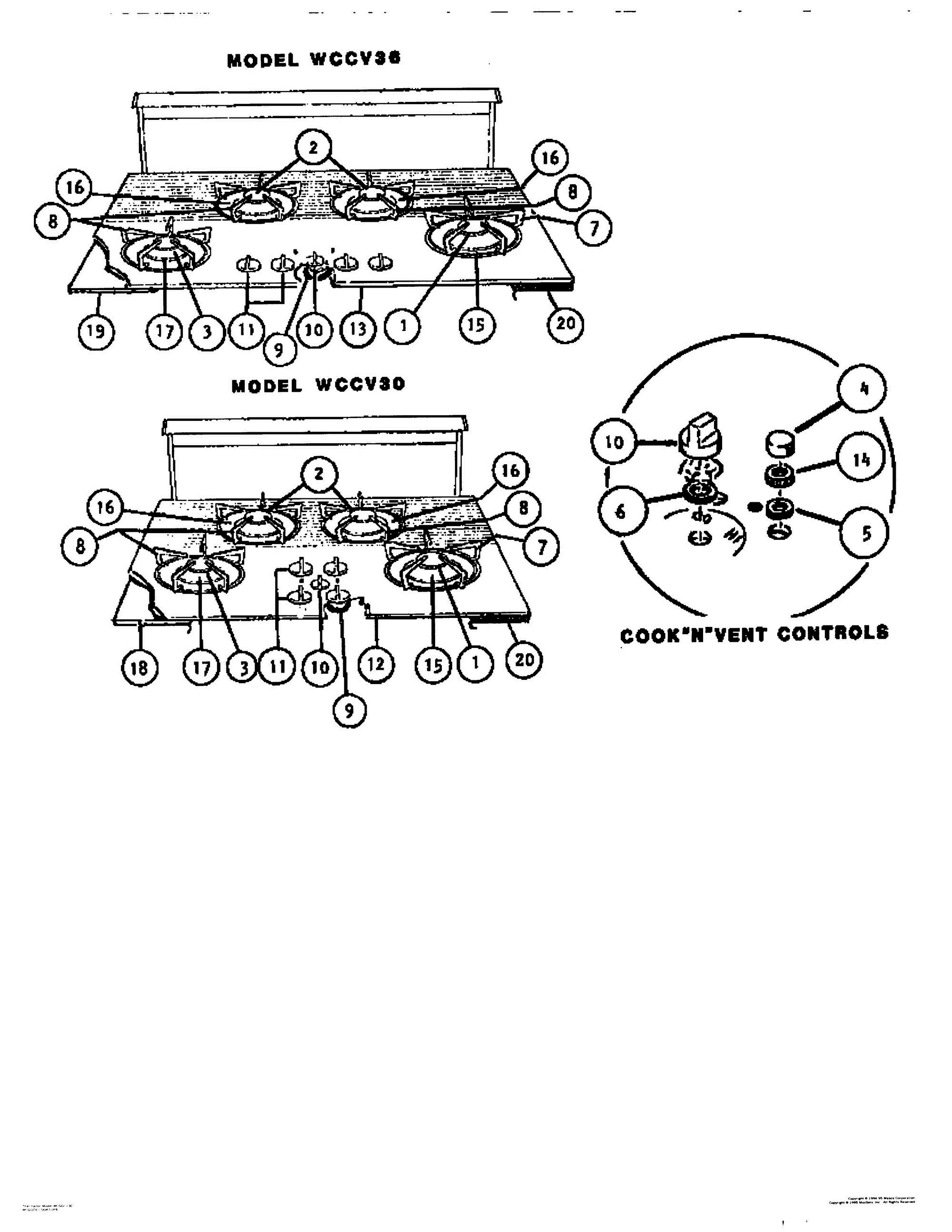 01 - COMPLETE Diagram and Parts List for WCGGCV30330  Bosch Range
