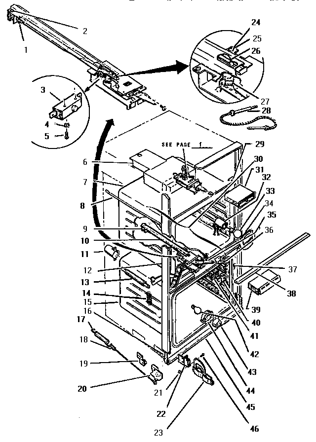 Body And Accessory Parts Diagram and Parts List for CMT231S  Thermador Microwave