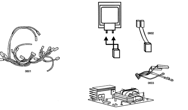 Wiring Diagram and Parts List for MEMW271ES01  Thermador Microwave