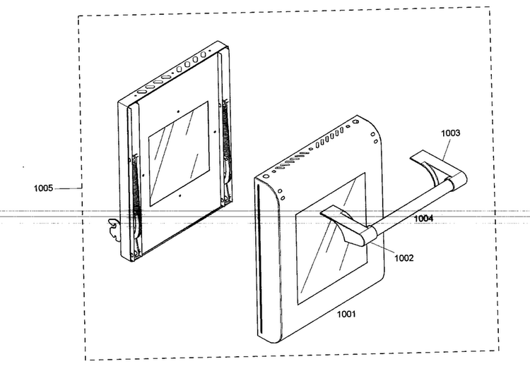 Small Door Diagram and Parts List for PRD486ELG01  Thermador Range