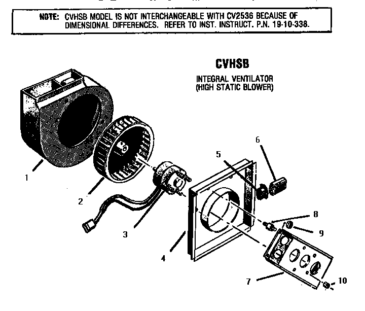 Section 9 Diagram and Parts List for CVSE36B  Thermador Cooktop