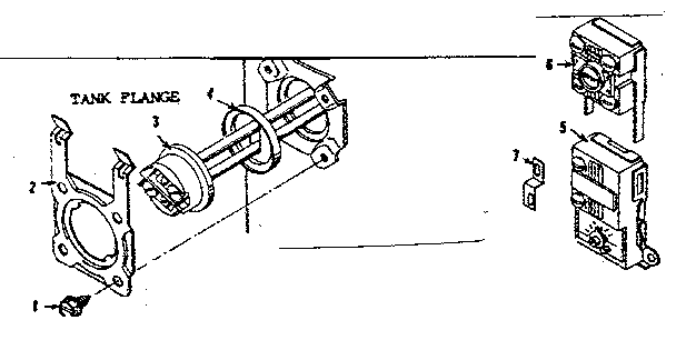 Control And Element Group Diagram and Parts List for 15332040  Kenmore Water Heater