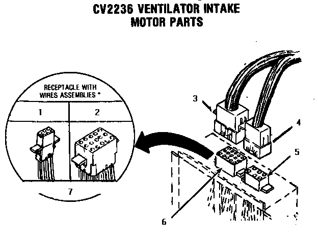 Section 6 Diagram and Parts List for SGCV36G01  Thermador Cooktop