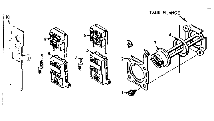 Functional Replacement Parts Diagram and Parts List for 153312210  Kenmore Water Heater