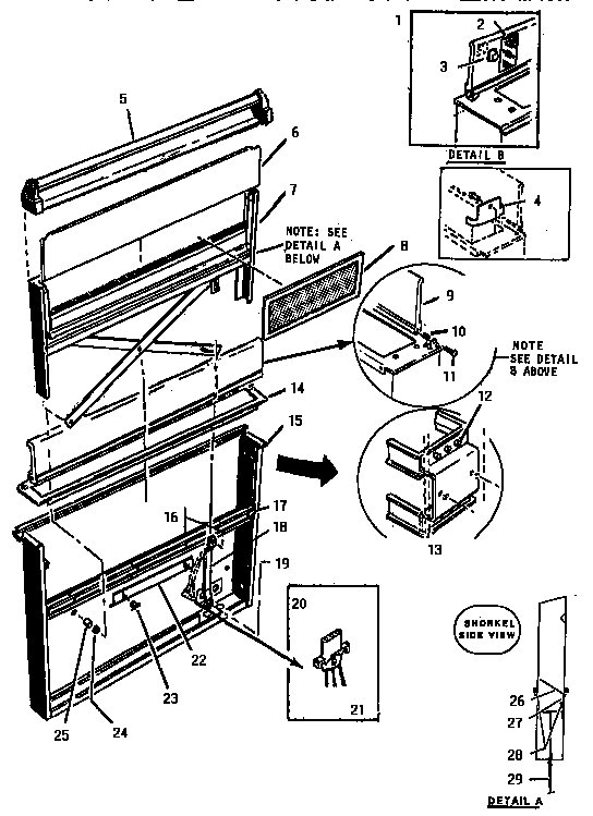 Section 4 Diagram and Parts List for SGCV36G02  Thermador Cooktop