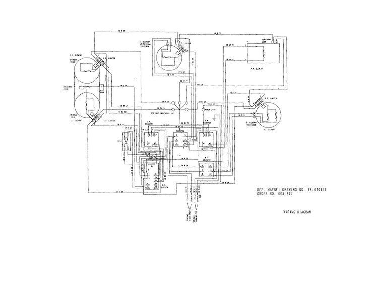 Wiring Diagram Diagram and Parts List for CE365UW  Thermador Cooktop