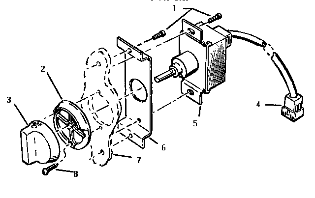 Section 1 Diagram and Parts List for SCM-1  Thermador Range Hood